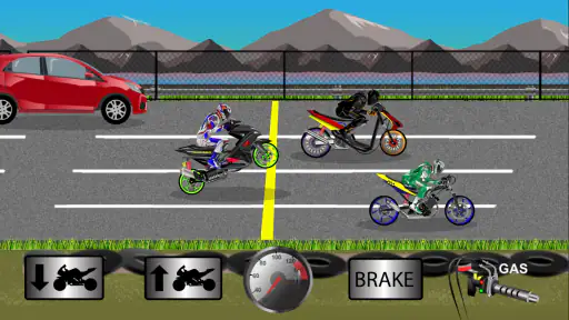 Indonesia Drag Bike Racing screenshot