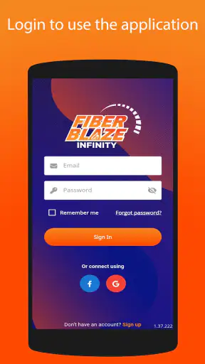Infinity Fiber Blaze screenshot