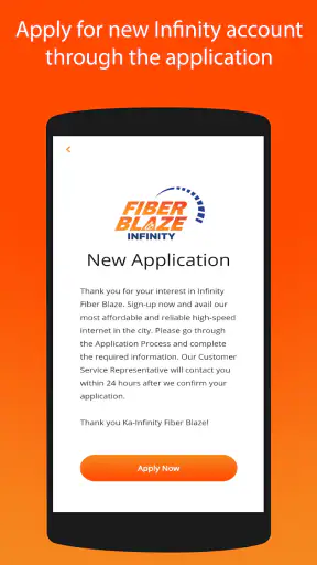 Infinity Fiber Blaze screenshot
