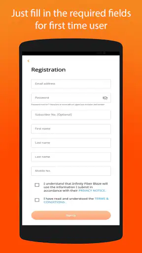 Infinity Fiber Blaze screenshot