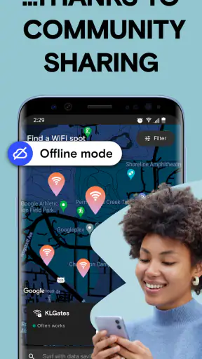 Instabridge: WiFi Password Map screenshot