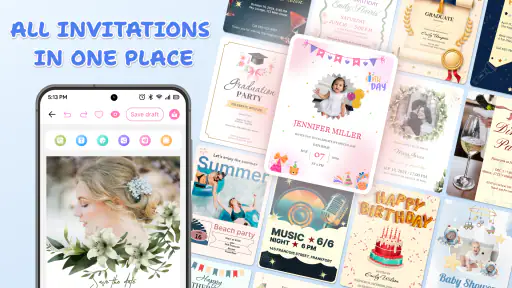 Invitation Card Maker & RSVP screenshot