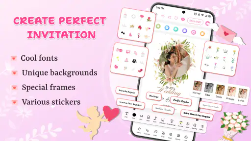 Invitation Card Maker & RSVP screenshot