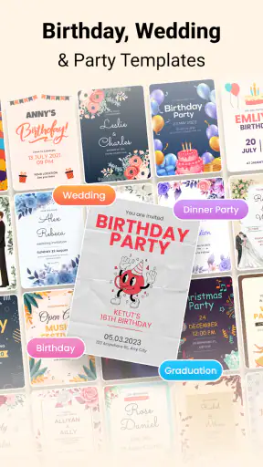 Invitation Maker & Card Design screenshot
