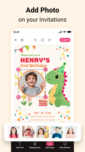 Invitation Maker & Card Design screenshot