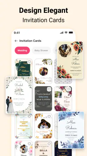 Invitation Maker & Card Design screenshot