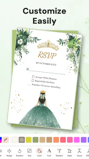 Invitation Maker & RSVP Cards screenshot