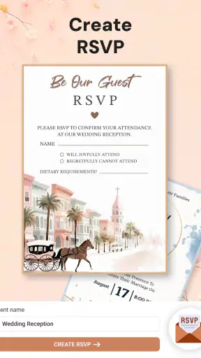 Invitation Maker & RSVP Cards screenshot