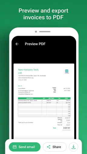 Invoice & Receipt Maker screenshot