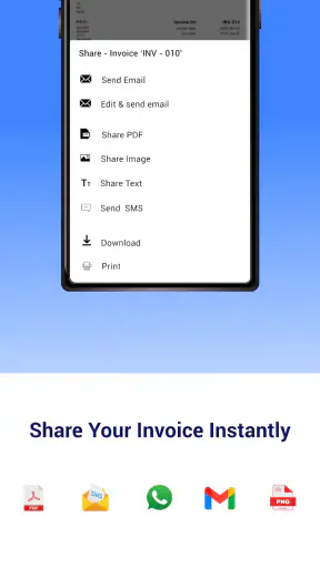 InvoiceTemple: Invoice billing screenshot