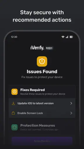 iVerify Basic screenshot