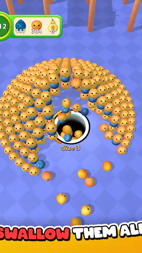 Jelly Hole: Roll & Eat Pals screenshot