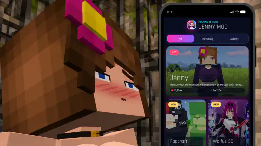 Jenny Mod For Minecraft PE BE screenshot