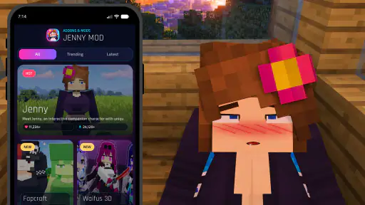 Jenny Mod For Minecraft PE BE screenshot
