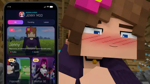 Jenny Mod For Minecraft PE BE screenshot