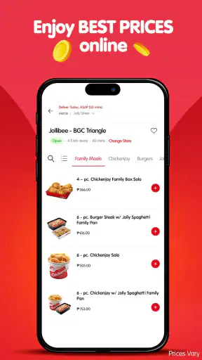 Jollibee: Food Delivery App screenshot