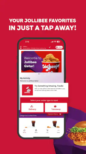Jollibee Qatar screenshot