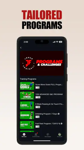 Joner Football App screenshot