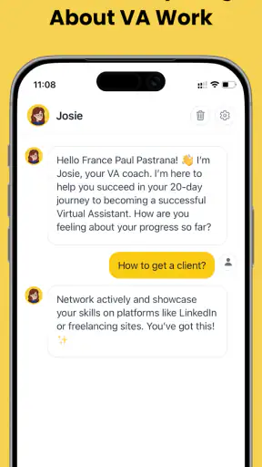 Josie AI: VA Career Coach screenshot