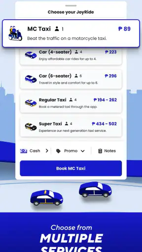 JoyRide: Book Moto Taxi & Car screenshot