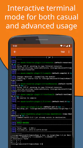 Jvdroid - IDE for Java screenshot