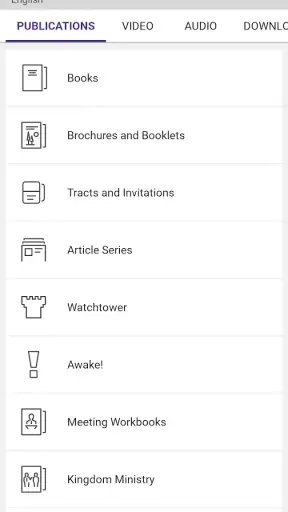 JW Library screenshot
