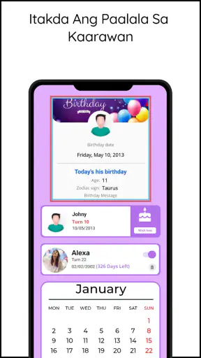 kaarawan tagagawa ng bidyo screenshot