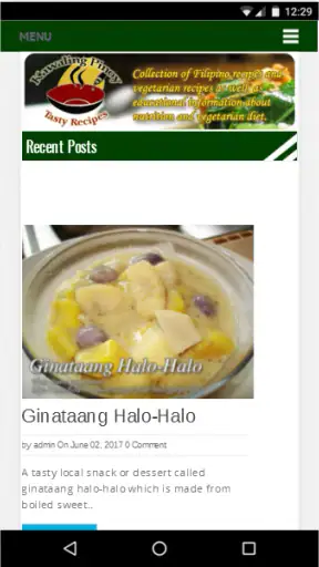 Kawaling Pinoy Tasty Recipes screenshot