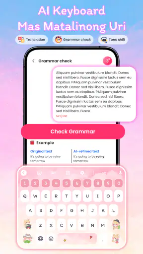Keyboard Fonts: Tema at Emoji screenshot