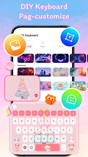 Keyboard Fonts: Tema at Emoji screenshot