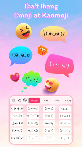 Keyboard Fonts: Tema at Emoji screenshot