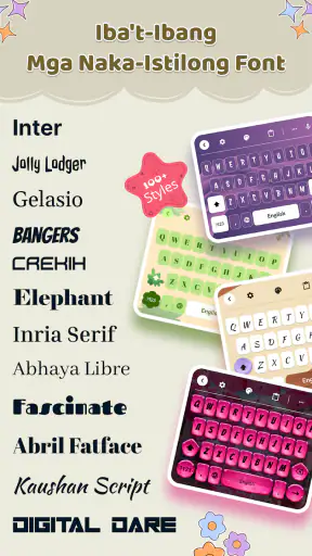 Keyboard: Theme Font Emoji screenshot