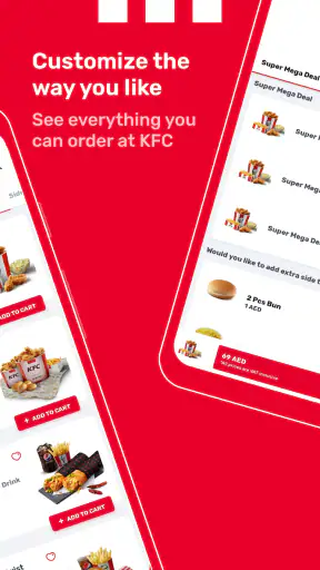 KFC UAE (United Arab Emirates) screenshot