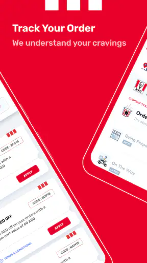 KFC UAE (United Arab Emirates) screenshot