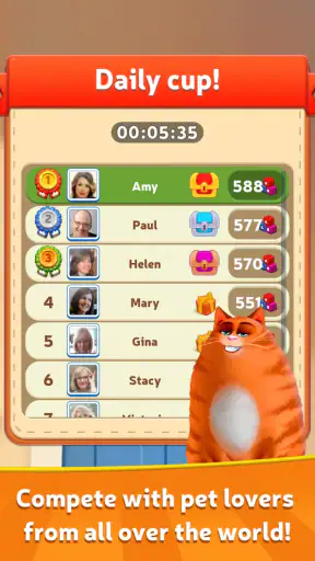 Kitty Scramble: Word Game screenshot