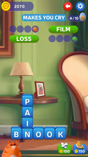 Kitty Scramble: Word Game screenshot