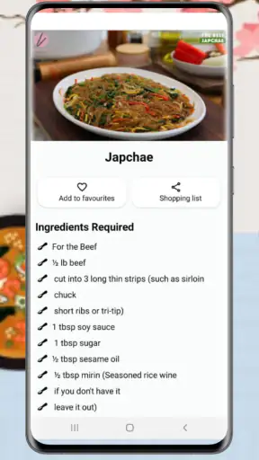 Korean Recipes Book screenshot