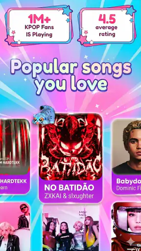 Kpop Tiles: Piano Rhythm Game screenshot