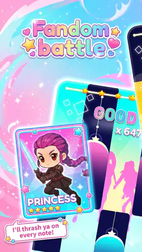 Kpop Tiles: Piano Rhythm Game screenshot