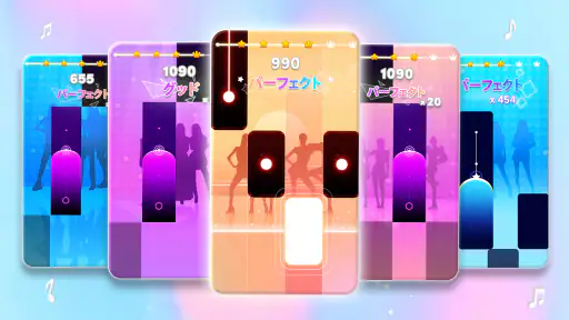 Kpop Tiles: Piano Rhythm Game screenshot