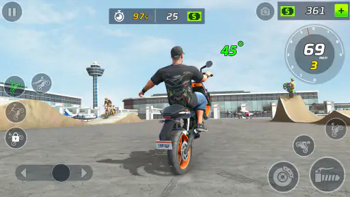 laro motorsiklo stunt wheelie screenshot
