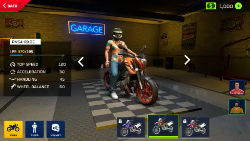 laro motorsiklo stunt wheelie screenshot