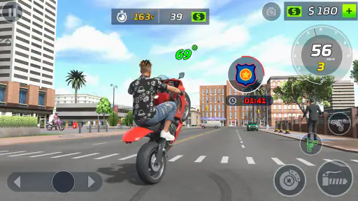 laro motorsiklo stunt wheelie screenshot