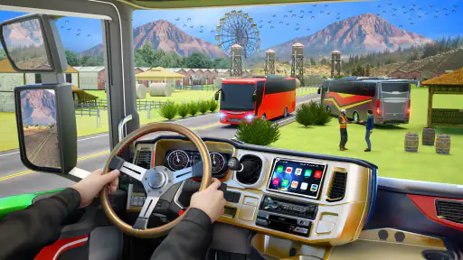 laro pagmamaneho ng bus coach screenshot