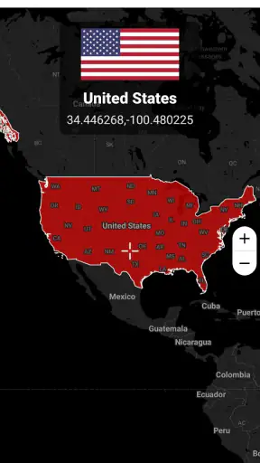 Latitude Longitude Coordinates screenshot
