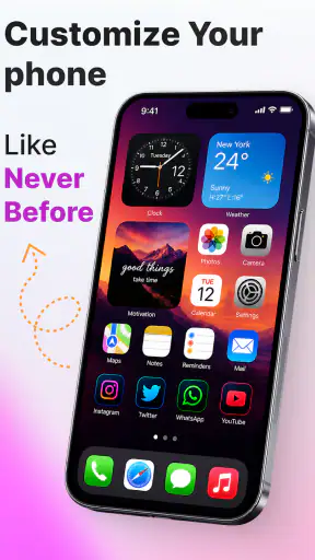 Launcher for iPhone 14 Pro Max screenshot