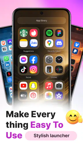 Launcher for iPhone 14 Pro Max screenshot