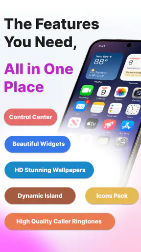 Launcher for iPhone 14 Pro Max screenshot