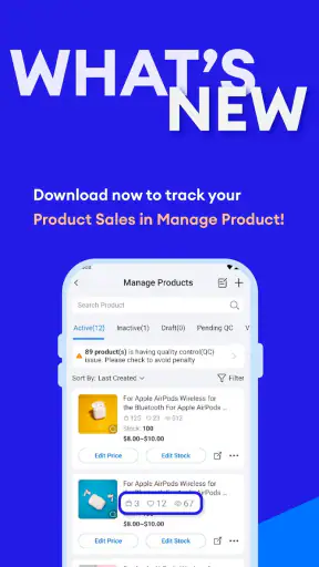 Lazada Seller Center screenshot
