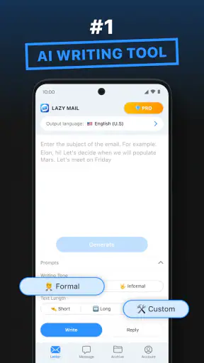 Lazy Mail: AI Email Assistant screenshot